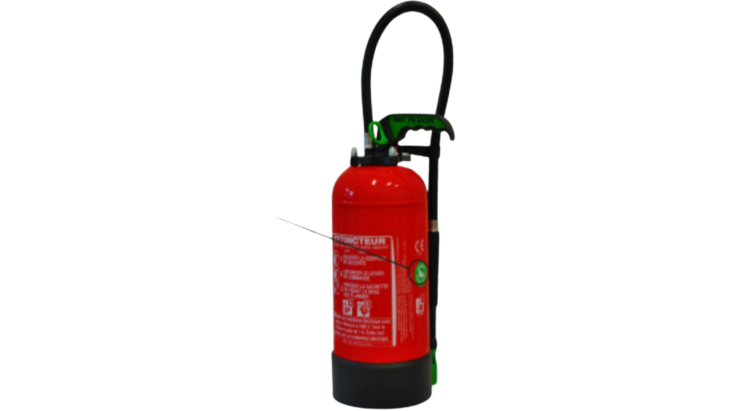 Triangle incendie extincteur eau sans fluor lithium 6L